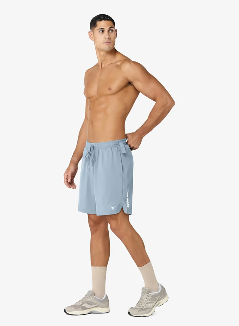 Squatwolf Dusty Blue Foundation 7" Shorts for Men | Best Price UAE